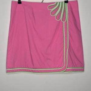 LILLY PULITZER • White Label Pink Skirt • 10